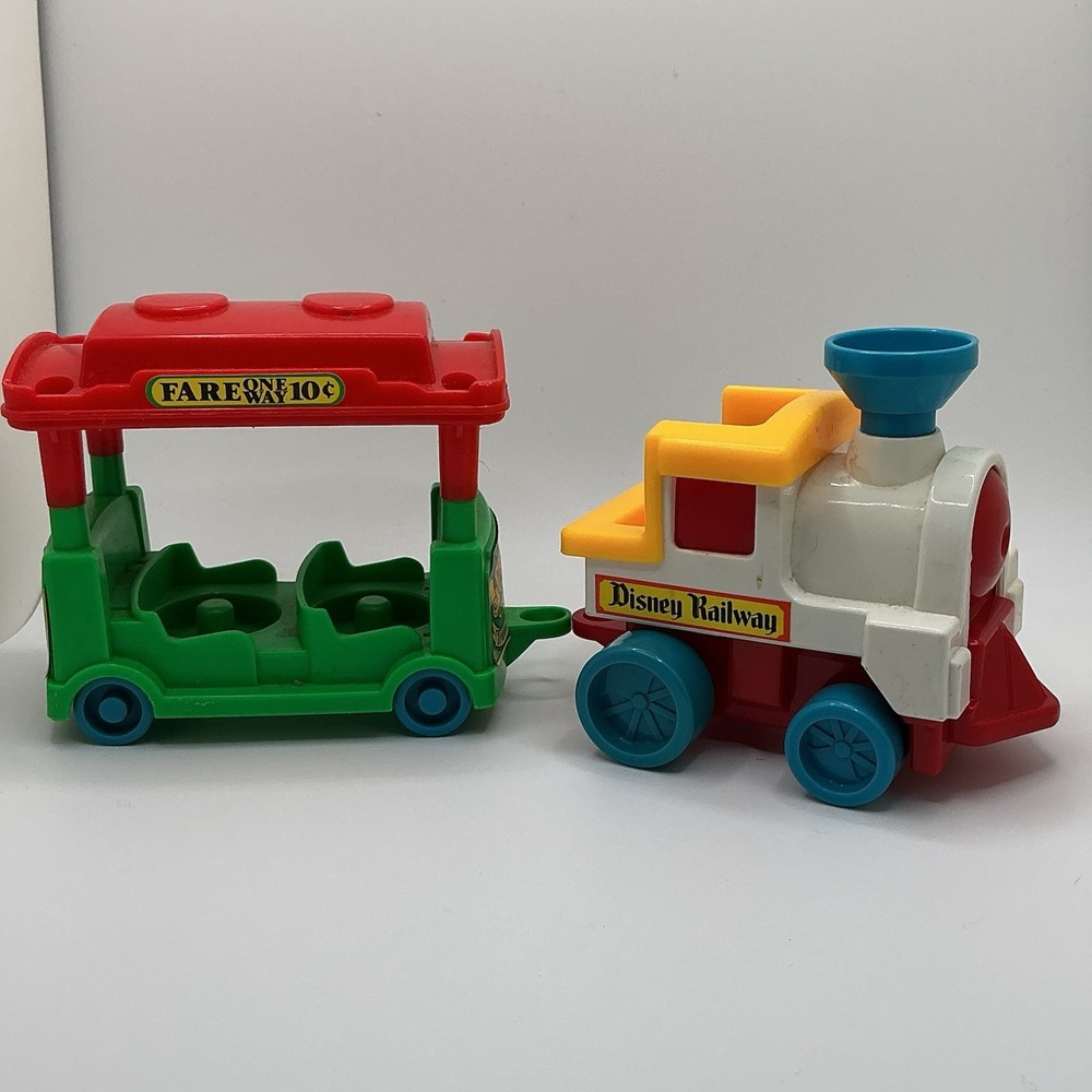 Disney Railway Toy‎ Train Cars Vintage